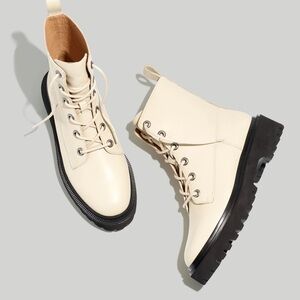 Madewell Rayna Lace-Up Boots
